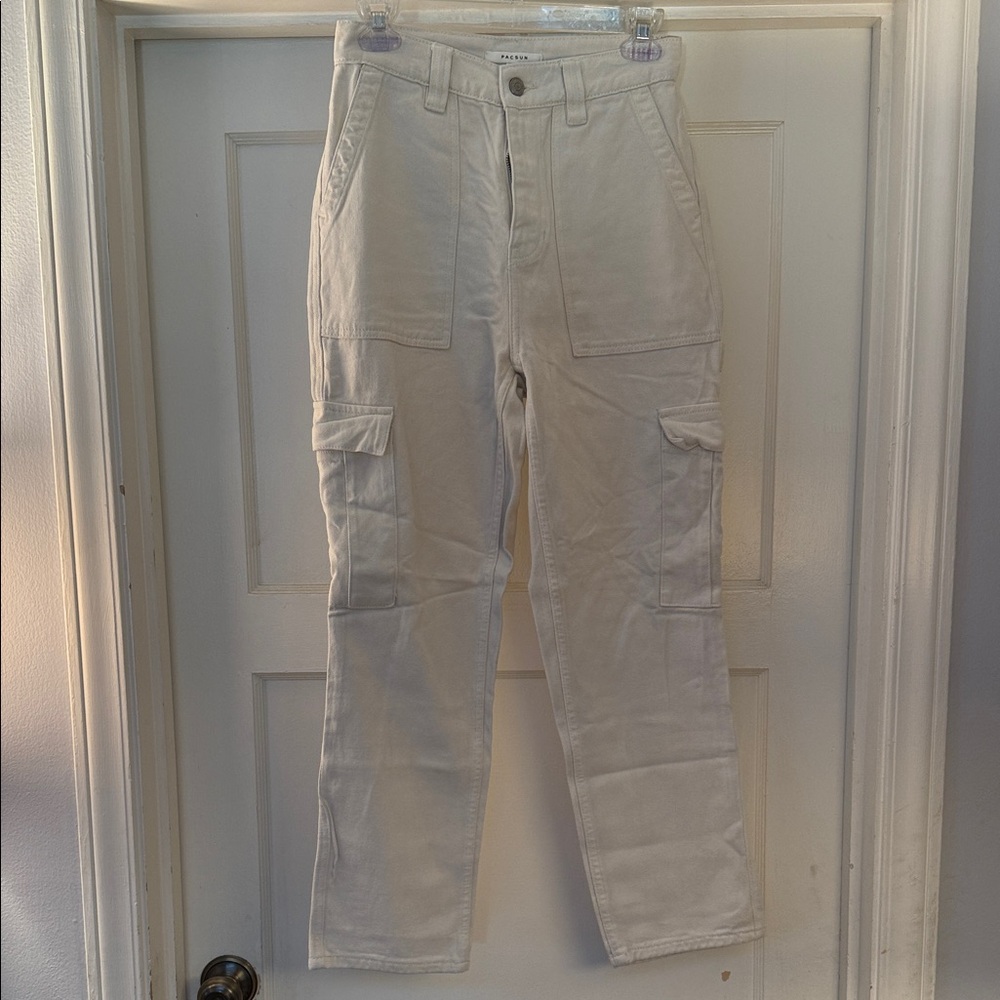 PacSun Cream Cargo Pants